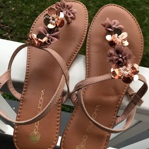 flower sandals